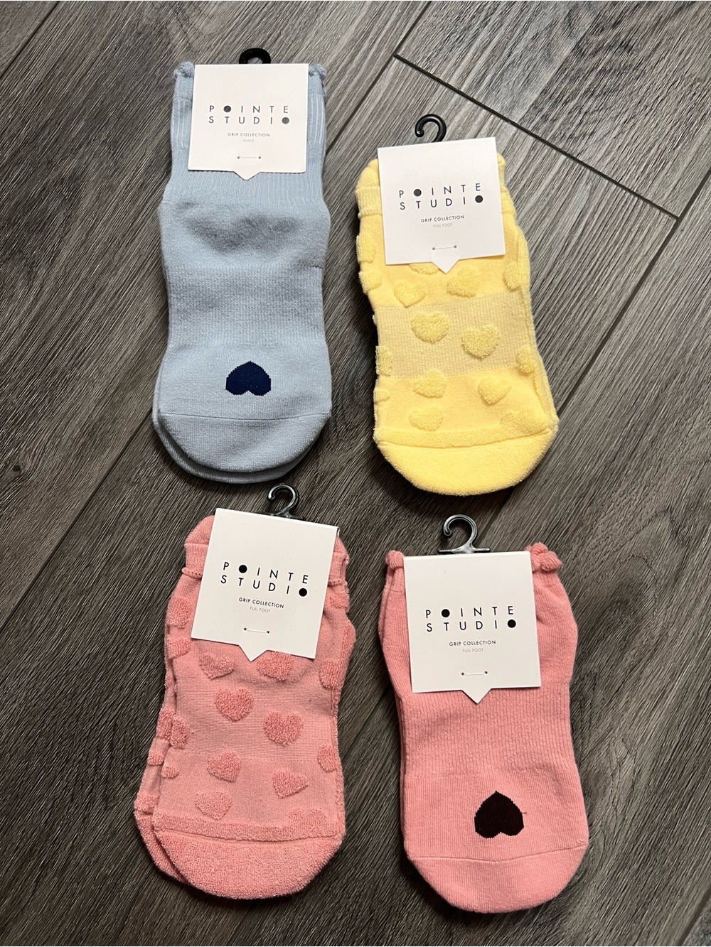 Pointe Studio-Pastel Pilates grip sock bundle 🩷